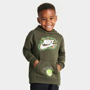 (取寄) ナイキ キッズ ベビー アート オブ プレイ フレンチ テリー プルオーバー パーカー Kids' Toddler Nike Art of Play French Terry Pullover Hoodie cargo khaki 76L102_F84