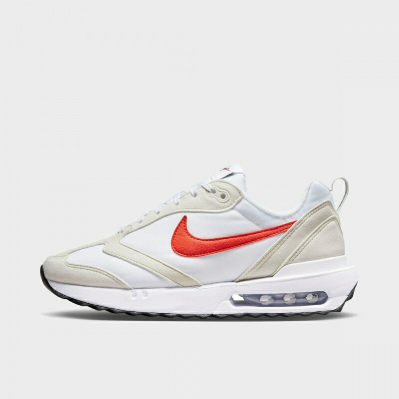 (取寄) ナイキ レディース エアー マックス ドーン カジュアル シューズ Women's Nike Air Max Dawn Casual Shoes white/picante red/light bone/black DC4068_101のサムネイル