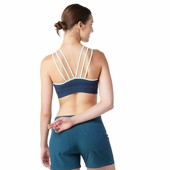 スポーツブ (取寄) スマートウール ウィメンズ シームレス ストラップ ブラ Smartwool Women's Seamless Strappy Bra Twilight Blue:スウィートラグ スポーツ