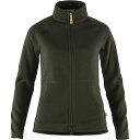 (取寄) フェールラーベン ウィメンズ フリース ジップ セーター Fjallraven Fjallraven Women's Ovik Fleece Zip Sweater Deep Forest