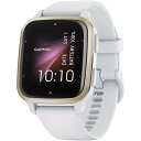 (取寄) ガーミン ベニュー SQ 2 スマートウォッチ W/ シリコーン バンド Garmin Garmin Venu SQ 2 Smartwatch w/ Silicone Band Cream Gold その1