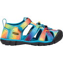 (取寄) キーン ユース シーキャンプ リ シーエヌエックス サンダル KEEN KEEN Youth Seacamp II CNX Sandal Vivid Blue / Original Tie Dye