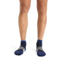 (取寄) アイスブレイカー メンズ マルチスポーツ ライト ミニ ソック Icebreaker Icebreaker Men's Multisport Light Mini Sock Geo Blue / Royal Navy