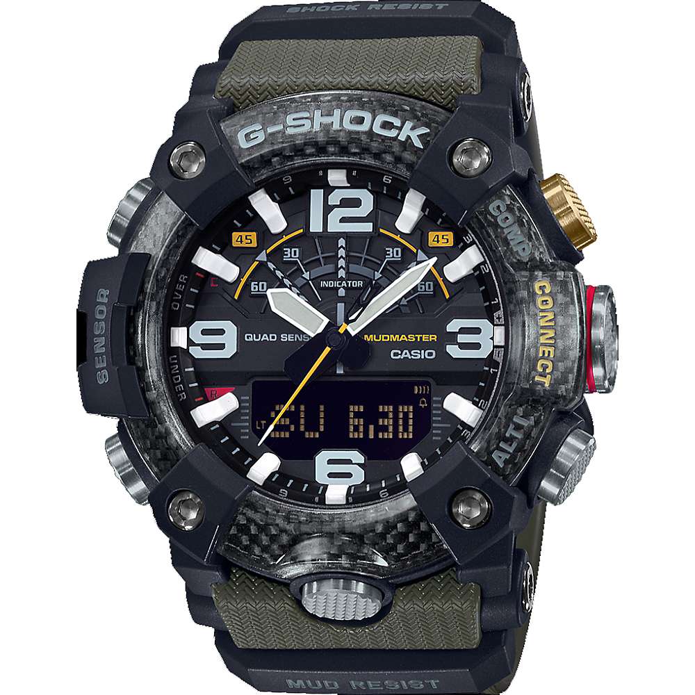 ()  G-å ܥ ޥåɥޥ ǥ å Casio Casio G-Shock Carbon Mudmaster Digital Watch Black/Green