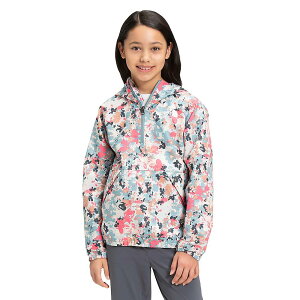 (取寄) ノースフェイス ユース パッカブル ウィンド ジャケット The North Face The North Face Youth Packable Wind Jacket Tourmaline Blue Multi Floral Camo Print