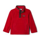 (取寄) コロンビア トッドラー スティーンズ マウント 1/4 スナップ フリース プルオーバー Columbia Columbia Toddlers' Steens MTN 1/4 Snap Fleece Pullover Mountain Red