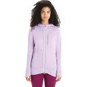 (取寄) アイスブレイカー ウィメンズ クオンタム 3 Ls ジップ ブーディ Icebreaker Icebreaker Women's Quantum III LS Zip Hoodie Purple Gaze / Go Berry / Cb