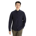 (取寄) アイスブレイカー メンズ ベルリン Ls シャツ Icebreaker Icebreaker Men's Berlin LS Shirt Midnight Navy