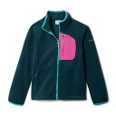 (取寄) コロンビア ユース ファスト トレック 3 フリース フル ジップ ジャケット Columbia Columbia Youth Fast Trek III Fleece Full Zip Jacket Night Wave / Pink Ice