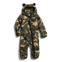 (取寄) ノースフェイス ベビー アウター ベイビー ベアー ワンピース The North Face Infant Baby Bear One-Piece Military Olive Camo Texture Small Print