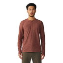 (取寄) マウンテンハードウェア メンズ チル アクション Ls クルー Mountain Hardwear Mountain Hardwear Men's Chill Action LS Crew Clay Earth Heather