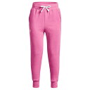 (取寄) アンダーアーマー ガールズ ライバル フリース ジョガー Under Armour Girls' Rival Fleece Jogger Pink Edge / Wham