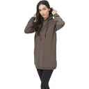 (取寄) テンツリー テンツリー ウィメンズ オーバーサイズ フレンチ テリー パーカー tentree Tentree Women's Oversized French Terry Hoodie Black Olive Green