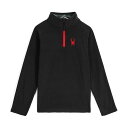 (取寄) スパイダー ボーイズ スピード フリース 1/2 ジップ トップ Spyder Spyder Boys' Speed Fleece 1/2 Zip Top Black