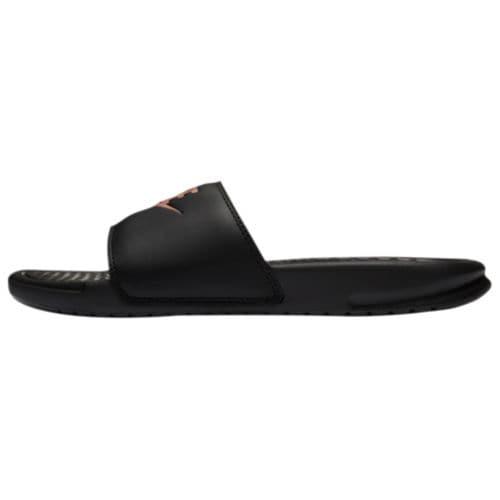 NIKE ナイキ サンダル ベナッシ ブラック ローズゴールド スライド 大きいサイズ Nike Women's Benassi JDI Slide Black Rose Gold 送料無料