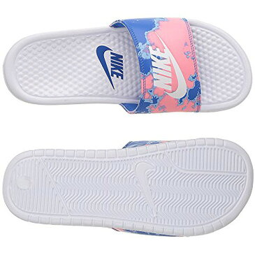 NIKE ナイキ ベナッシ サンダル 柄 デザイン ピンク ブルー Nike Benassi JDI Slide White/White/Coral/Blue Nebula