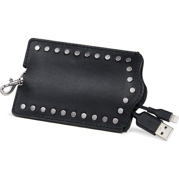 (取寄)Rebecca Minkoff So Connected Luggage Tag with Cable レベッカミンコフ ソウ コネクト ラゲージ タグ ウィズ ケーブル Black