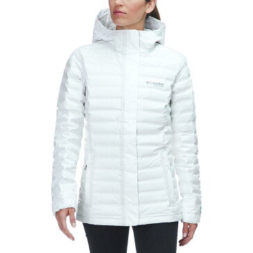 (取寄)コロンビア レディース Titanium アウトドライ Ex エコ フーデッド ダウン ジャケット Columbia Women Titanium Outdry EX Eco Hooded Down Jacket White Undyed