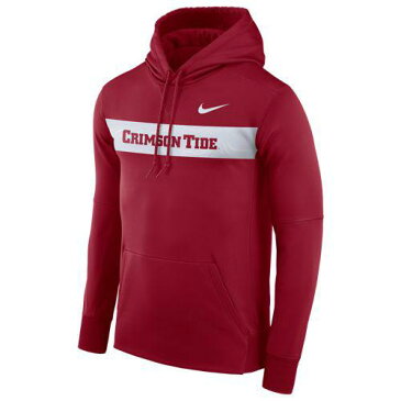 (取寄)ナイキ メンズ カレッジ サイドライン サーマ シズミック PO フーディ アラバマ クリムゾン タイド Nike Men's College Sideline Therma Seismic PO Hoodie アラバマ クリムゾン タイド Team Crimson