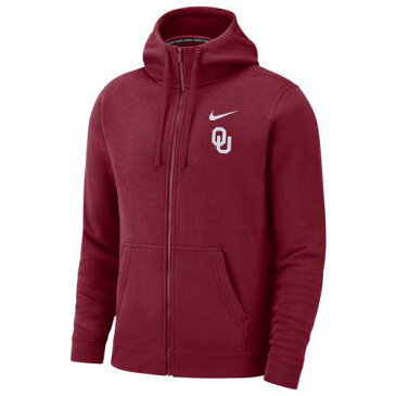 (取寄)ナイキ メンズ パーカー カレッジ チーム クラブ フルジップ フーディ オクラホマ スーナーズ Nike Men's College Team Club Full-Zip Hoodie オクラホマ スーナーズ Team Crimson