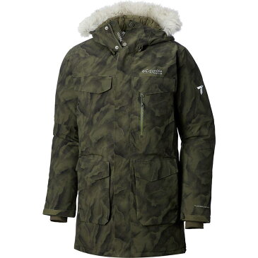 (取寄)コロンビア メンズ Titanium タイタン パス 780ターボダウン パーカー Columbia Men's Titanium Titan Pass 780 Turbodown Parka Peatmoss Marble Camo Print