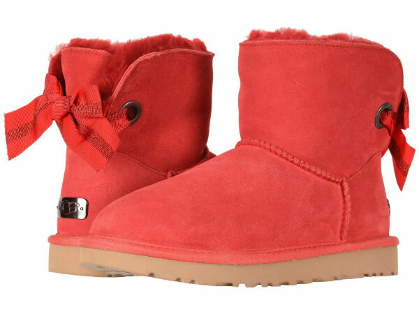 (取寄)アグ レディース カスタマイズ ベイリー ボウ ミニ UGG Women Customizable Bailey Bow Mini Ribbon Red