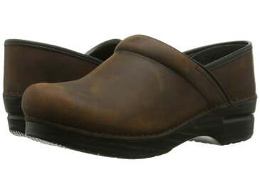 (取寄)ダンスコ レディース プロフェ ッショナル Dansko Women Professional Antique Brown/Black Oiled Leather