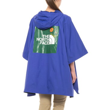 ノースフェイス レディース レインポンチョ 防水ジャケット 雨具 カッパ コラボモデル The North Face Rain Poncho Lapis Blue 送料無料