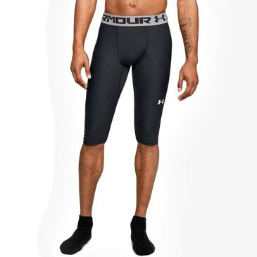 【クーポンで最大2000円OFF】(取寄)アンダーアーマー メンズ ベースライン ニー タイツ Underarmour Men's Baseline Knee Tights Black White