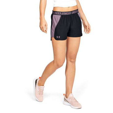 【クーポンで最大2000円OFF】(取寄)アンダーアーマー レディース プレイ アップ ショーツ 2.0 Underarmour Women's Play Up Shorts 2.0 Black Purple Prime