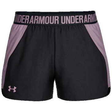 【クーポンで最大2000円OFF】(取寄)アンダーアーマー レディース プレイ アップ ショーツ 2.0 Underarmour Women's Play Up Shorts 2.0 Black Purple Prime