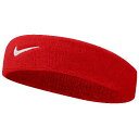 (取寄)ナイキ スウッシュ ヘッドバンド Nike Swoosh Headband Red White