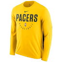 (取寄)ナイキ メンズ NBA ロングスリーブ プラクティス Tシャツ Nike Men's NBA L/S Practice T-Shirt Amarillo