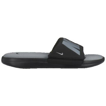 (取寄)ナイキ メンズ ウルトラ コンフォート 3 スライド Nike Men's Ultra Comfort 3 Slide Black Metallic Cool Grey