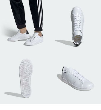 (取寄)アディダス オリジナルス メンズ スタン スミス シューズ adidas originals Men's Stan Smith Shoes Cloud White / Core Black / Gold Metallic