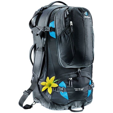 (取寄)ドイター ユニセックス トラベラー SL 60+10L バックパック Deuter Men's Traveller SL 60+10L Backpack Black/Turquoise