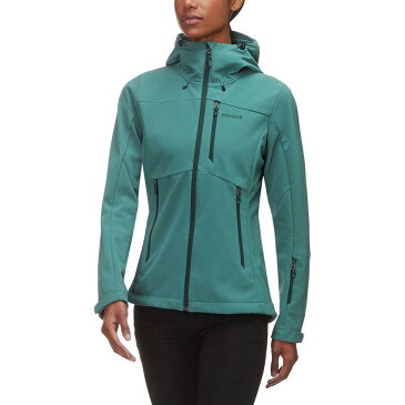 (取寄)マーモット レディース モブリス ソフトシェル ジャケット Marmot Women Moblis Softshell Jacket Mallard Green