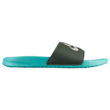 Nike ナイキ レディース サンダル ベナッシ JDI スライド Nike Women's Benassi JDI Slide Aurora Green Light Bone River Rock