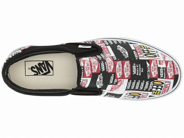 (取寄)Vans(バンズ) スニーカー クラシック スリップーオン ユニセックス メンズ レディース Vans Unisex Classic Slip (Label Mix) Black/True White