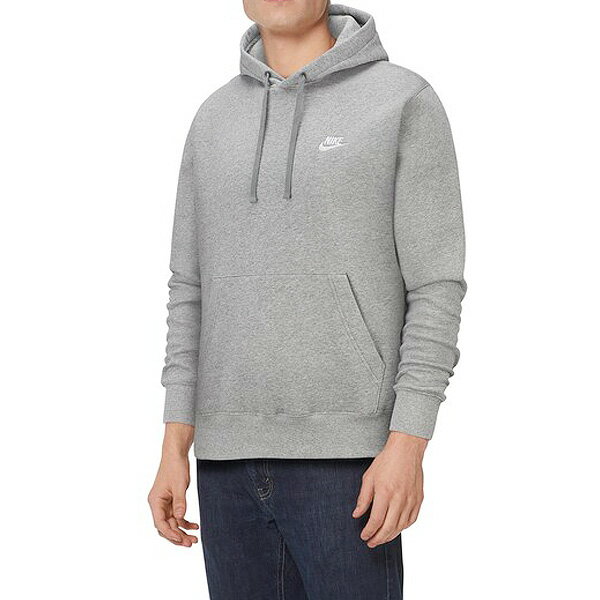 ナイキ パーカー メンズ NIKE パーカー ナイキ メンズ 裏起毛 スウェットパーカー クラブ プルオーバー フーディ Nike Men's Club Pullover Hoodie Dark Grey Heather/Dark Steel Grey/White 送料無料