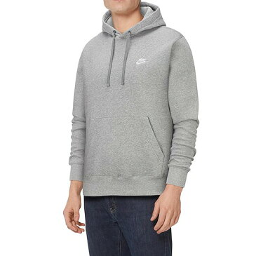 NIKE パーカー ナイキ メンズ 裏起毛 スウェットパーカー クラブ プルオーバー フーディ Nike Men's Club Pullover Hoodie Dark Grey Heather/Dark Steel Grey/White 送料無料