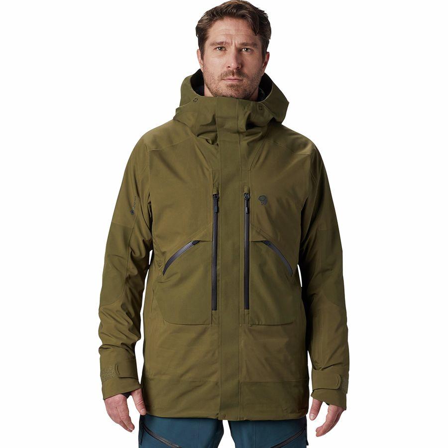 (取寄)マウンテンハードウェア メンズ クラウド バンク Gtx インサレーテッド ジャケット Mountain Hardwear Men's Cloud Bank GTX Insulated Jacket Combat Green