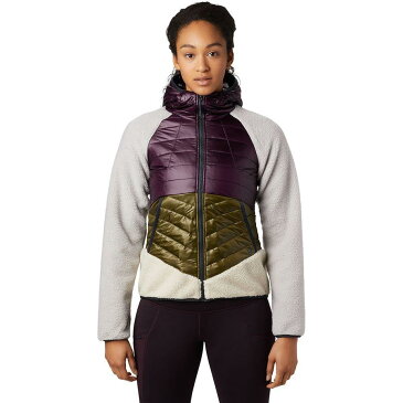 (取寄)マウンテンハードウェア レディース アルティウス ハイブリッド フーデッド ジャケット Mountain Hardwear Women Altius Hybrid Hooded Jacket Darkest Dawn