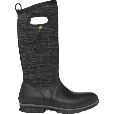 【クーポンで最大2000円OFF】(取寄)ボグス レディース クランドル トール ニット ブーツ Bogs Women Crandall Tall Knit Boot Black Multi