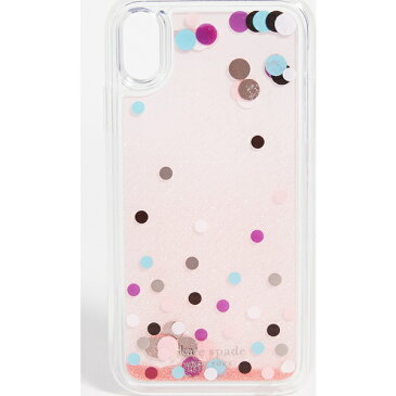 (取寄)ケイトスペード ディスコ ドット リキッド グリッター アイフォン ケース Kate Spade New York Disco Dots Liquid Glitter iPhone Case ClearMulti