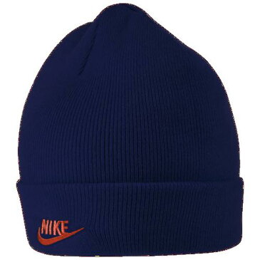 【エントリーでポイント10倍】(取寄)ナイキ メンズ ニット帽 カフド ユーテリティ ビーニー 帽子 Nike Men's Cuffed Utility Beanie Blue Void Team Orange