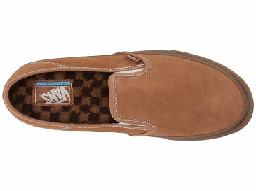 (取寄)Vans(バンズ) スニーカー スリップ—オン SF メンズ Vans Men's Slip-On SF (Suede) Chipmunk/Checkerboard