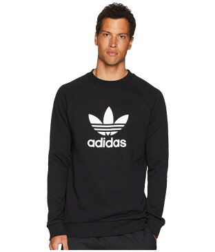 (取寄)アディダス オリジナルス メンズ トレフォイル クルー トレーナー adidas originals Men's Trefoil Crew Sweatshirt Black