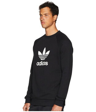 (取寄)アディダス オリジナルス メンズ トレフォイル クルー トレーナー adidas originals Men's Trefoil Crew Sweatshirt Black