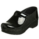 (取寄)ダンスコ プロフェッショナル レディース パテント レザー クロッグ ブラック dansko Professional Patent Leather C...